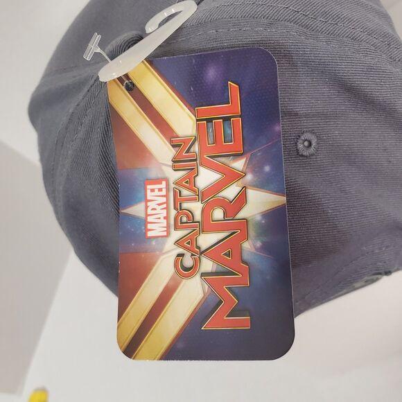 NEW‎ Captain Marvel Carol Danvers Baseball Adjustable Snapback Cap Hat With Tags - Picture 6 of 15